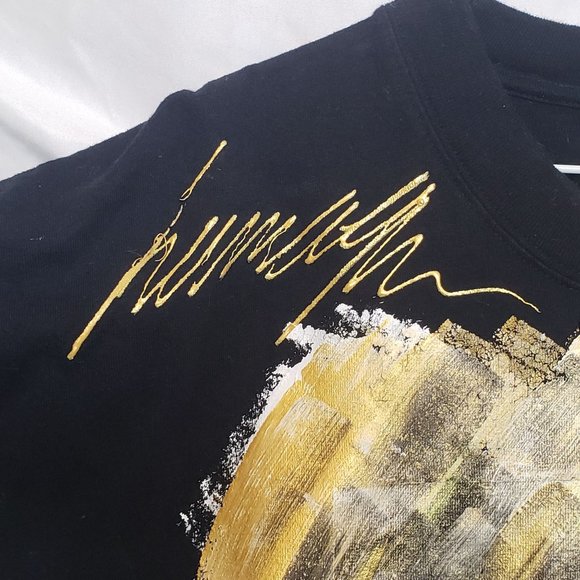 Vintage Kama 4X New Orleans Saints Hand Painted Shirt Size 3X 4X Some Cracking - Picture 6 of 12